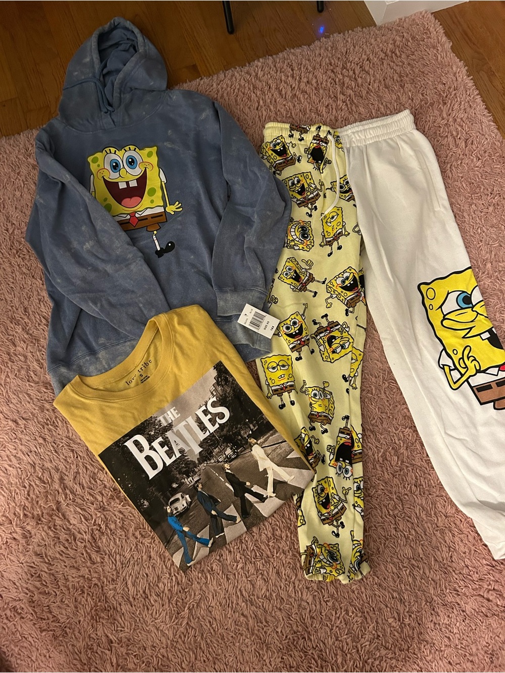 Nickelodeon SpongeBob Yellow Hoodie & Pajama Set